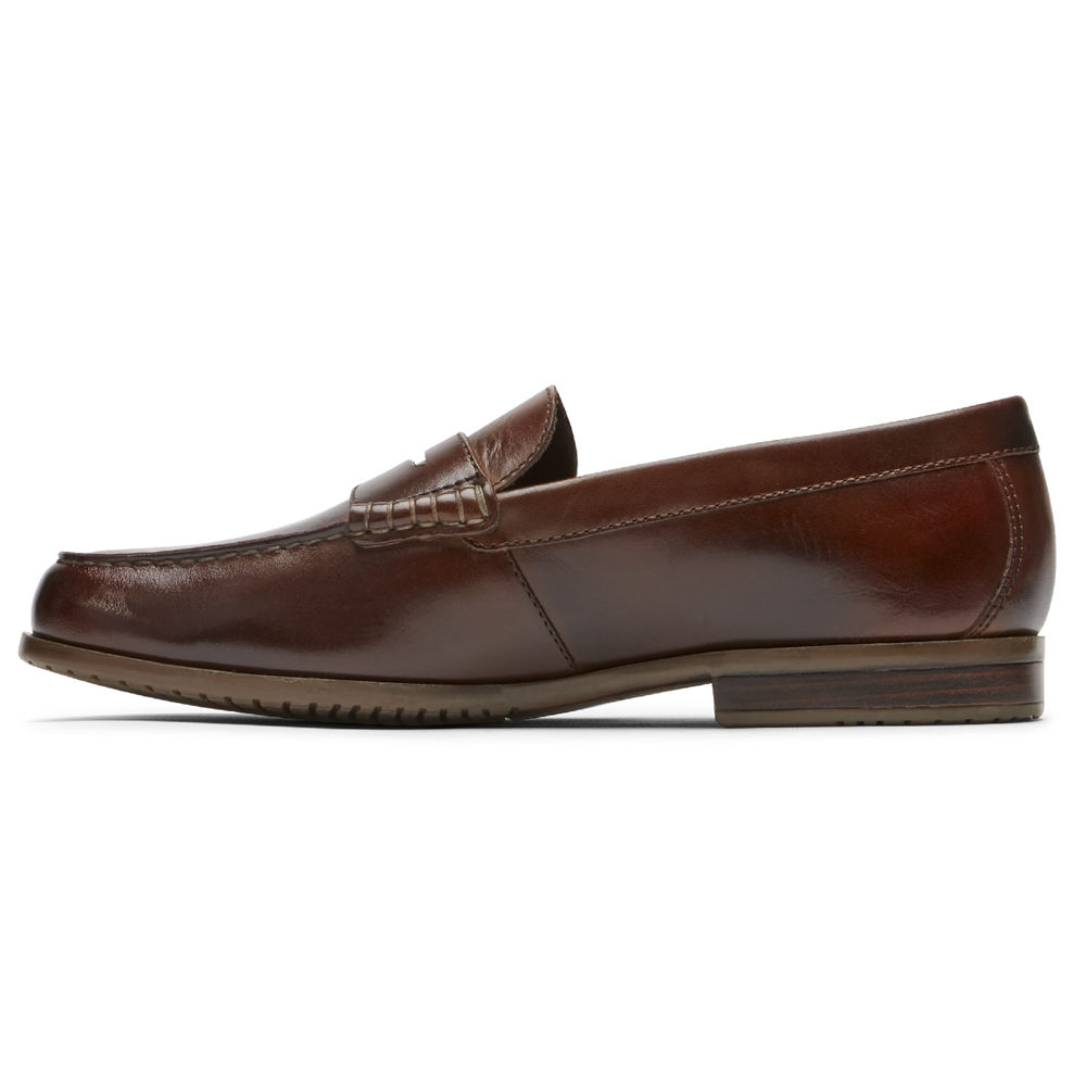 Rockport Loafers Herre Brune - Curtys Penny - QTYJ69538